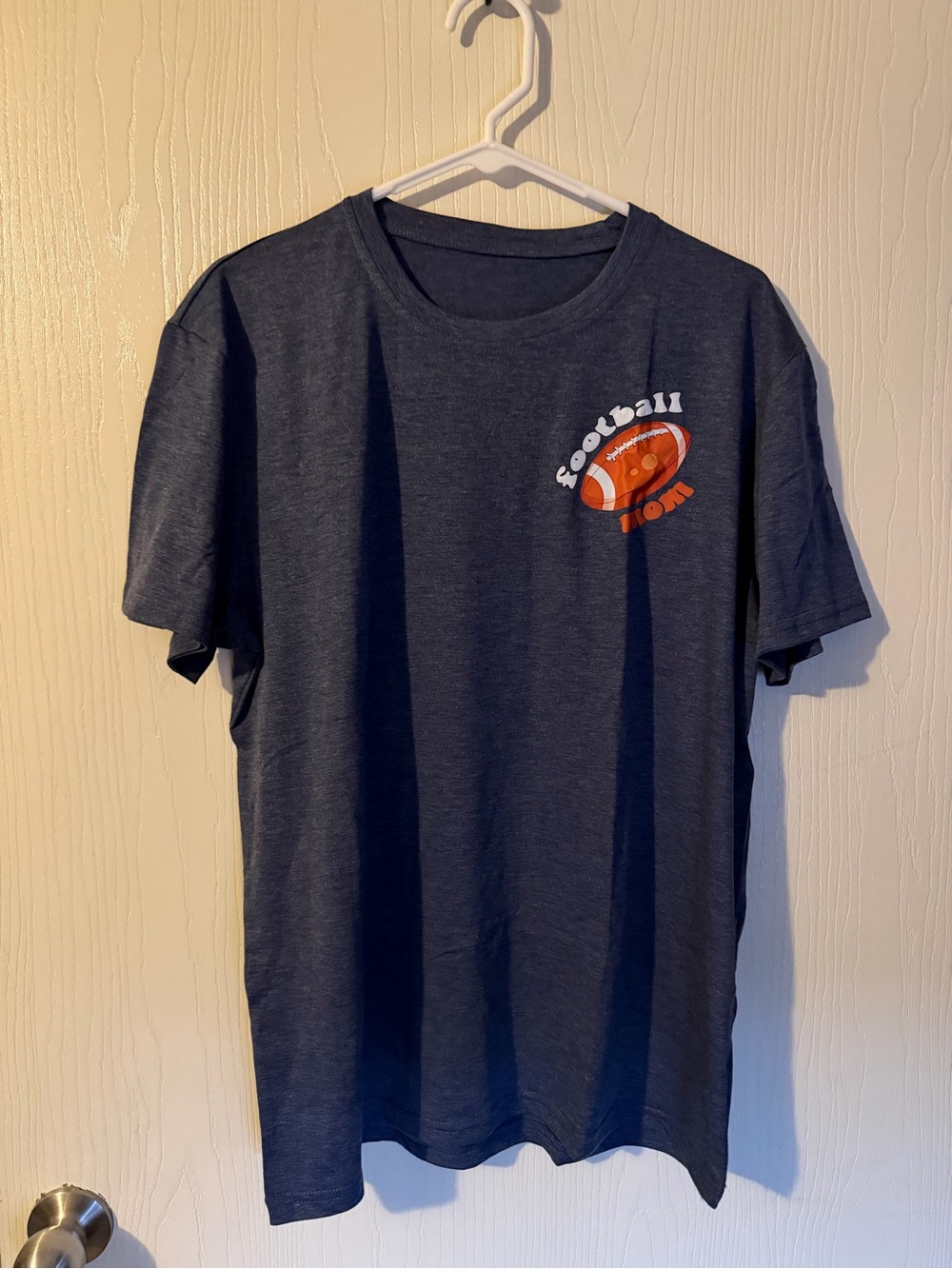 Women’s “In My Football Mom Era” Graphic Tee Blue XL NEW
